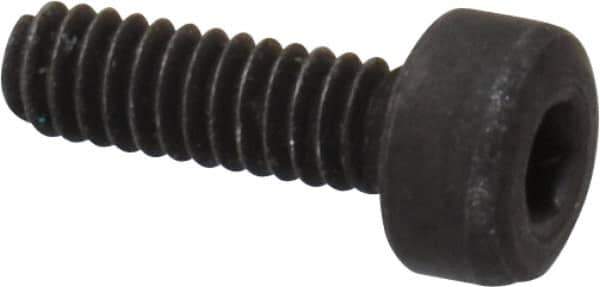 Value Collection - M2x0.40 Metric Coarse Hex Socket Drive, Socket Cap Screw - Grade 12.9 Alloy Steel, Black Oxide Finish, Fully Threaded, 6mm Length Under Head - Apex Tool & Supply