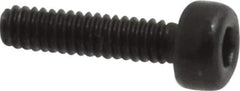 Value Collection - M2x0.40 Metric Coarse Hex Socket Drive, Socket Cap Screw - Grade 12.9 Alloy Steel, Black Oxide Finish, Fully Threaded, 8mm Length Under Head - Apex Tool & Supply