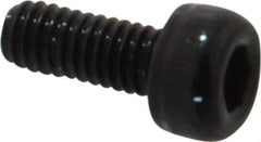 Value Collection - M2.5x0.45 Metric Coarse Hex Socket Drive, Socket Cap Screw - Grade 12.9 Alloy Steel, Black Oxide Finish, Fully Threaded, 6mm Length Under Head - Apex Tool & Supply