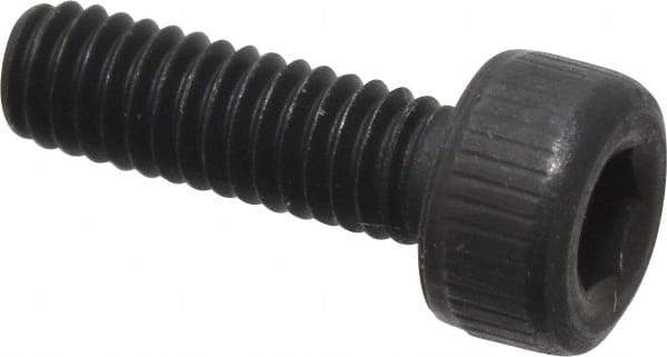 Value Collection - M2.5x0.45 Metric Coarse Hex Socket Drive, Socket Cap Screw - Grade 12.9 Alloy Steel, Black Oxide Finish, Fully Threaded, 8mm Length Under Head - Apex Tool & Supply