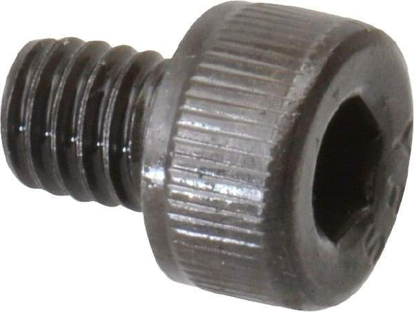 Value Collection - M4x0.70 Metric Coarse Hex Socket Drive, Socket Cap Screw - Grade 12.9 Alloy Steel, Black Oxide Finish, Fully Threaded, 5mm Length Under Head - Apex Tool & Supply