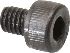 Value Collection - M4x0.70 Metric Coarse Hex Socket Drive, Socket Cap Screw - Grade 12.9 Alloy Steel, Black Oxide Finish, Fully Threaded, 5mm Length Under Head - Apex Tool & Supply