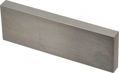 Mitutoyo - 4" Rectangular Steel Gage Block - Accuracy Grade AS-1, Includes Certificate of Inspection - Apex Tool & Supply