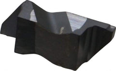 Kennametal - 3062NGD K Grade KC5025, 1.58mm Cutting Width Carbide Grooving Insert - 3.18mm Max Depth of Cut, Right Hand, 0.19mm Corner Radius, TiAlN Finish - Apex Tool & Supply