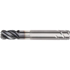 Kennametal - 25mm, 4 Flute, Single End, Solid Carbide, 2mm Corner Radius End Mill - 135mm OAL, 38° Helix, Right Hand Flute, 37.5mm LOC, Right Hand Cut, 75mm Extended Reach - Apex Tool & Supply