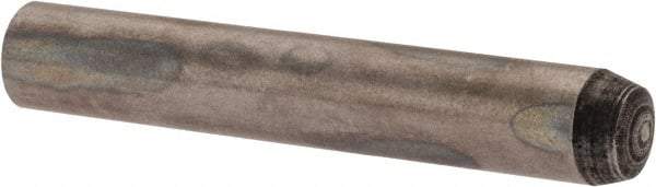 Value Collection - 4mm Diam x 25mm Pin Length Alloy Steel Standard Dowel Pin - C 58-62 Hardness, 5,930 Lb Breaking Strength, 1 Rounded End - Apex Tool & Supply