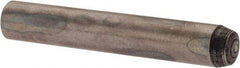 Value Collection - 4mm Diam x 25mm Pin Length Alloy Steel Standard Dowel Pin - C 58-62 Hardness, 5,930 Lb Breaking Strength, 1 Rounded End - Apex Tool & Supply