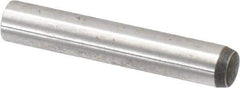Value Collection - 6mm Diam x 35mm Pin Length Alloy Steel Standard Dowel Pin - C 58-62 Hardness, 13,300 Lb Breaking Strength, 1 Rounded End - Apex Tool & Supply