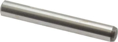 Value Collection - 6mm Diam x 45mm Pin Length Alloy Steel Standard Dowel Pin - C 58-62 Hardness, 13,300 Lb Breaking Strength, 1 Rounded End - Apex Tool & Supply
