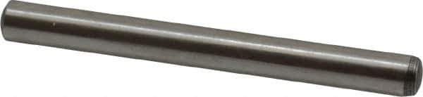 Value Collection - 6mm Diam x 60mm Pin Length Alloy Steel Standard Dowel Pin - C 58-62 Hardness, 13,300 Lb Breaking Strength, 1 Rounded End - Apex Tool & Supply