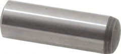 Value Collection - 8mm Diam x 25mm Pin Length Alloy Steel Standard Dowel Pin - C 58-62 Hardness, 23,700 Lb Breaking Strength, 1 Rounded End - Apex Tool & Supply