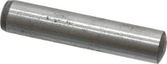Value Collection - 8mm Diam x 40mm Pin Length Alloy Steel Standard Dowel Pin - C 58-62 Hardness, 23,700 Lb Breaking Strength, 1 Rounded End - Apex Tool & Supply