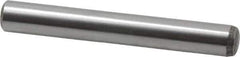 Value Collection - 8mm Diam x 60mm Pin Length Alloy Steel Standard Dowel Pin - C 58-62 Hardness, 23,700 Lb Breaking Strength, 1 Rounded End - Apex Tool & Supply