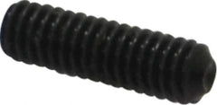 Value Collection - #4-48 UNF, 3/8" OAL, Cup Point Set Screw - Alloy Steel, 0.05" Key - Apex Tool & Supply