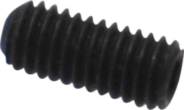 Value Collection - #10-32 UNF, 7/16" OAL, Cup Point Set Screw - Alloy Steel, 3/32" Key - Apex Tool & Supply
