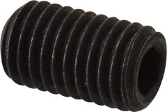 Value Collection - 1/4-28 UNF, 7/16" OAL, Cup Point Set Screw - Alloy Steel, 1/8" Key - Apex Tool & Supply
