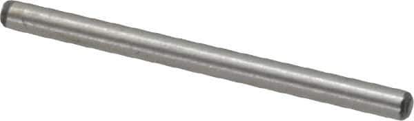 Value Collection - 1/16" Diam x 7/8" Pin Length Alloy Steel Standard Dowel Pin - C 50-58 Hardness, 800 Lb Breaking Strength, 1 Beveled & 1 Rounded End - Apex Tool & Supply