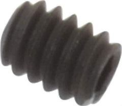 Value Collection - M2.0x0.40 Metric Coarse, 2.5mm OAL, Cup Point Set Screw - Grade 14.9 (45H) Alloy Steel, 0.9mm Key - Apex Tool & Supply