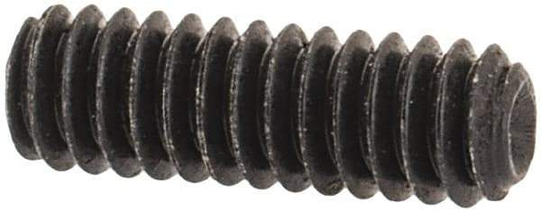 Value Collection - M2.0x0.40 Metric Coarse, 6mm OAL, Cup Point Set Screw - Grade 14.9 (45H) Alloy Steel, 0.9mm Key - Apex Tool & Supply