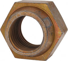 Made in USA - 1-1/2 - 6 UNC Grade L9 Hex Lock Nut with Distorted Thread - Apex Tool & Supply