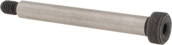 Value Collection - 10mm Shoulder Diam x 80mm Shoulder Length, M8x1.25 Metric Coarse, Hex Socket Shoulder Screw - 12.9 Alloy Steel, Uncoated, 6.78 to 7mm Head Height x 15.73 to 16mm Head Diam - Apex Tool & Supply