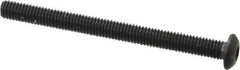 Value Collection - #10-32 UNF Hex Socket Drive, Button Screw - Alloy Steel, Black Oxide Finish, Fully Threaded, 2-1/4" Length Under Head - Apex Tool & Supply