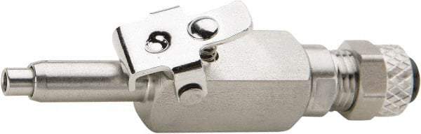 Parker - 1/4" OD, Grade 316Stainless Steel Shutoff Type Insert - 150 Max Working psi, Comp x Comp Ends - Apex Tool & Supply