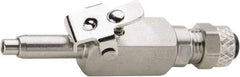 Parker - 1/4" OD, Grade 316Stainless Steel Shutoff Type Insert - 150 Max Working psi, Comp x Comp Ends - Apex Tool & Supply