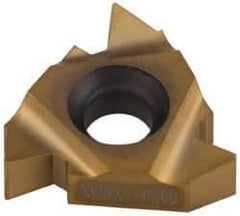 Seco - 22NR Internal Right Hand 7-5 Partial Profile 60° Laydown Threading Insert - Grade CP500, TiAlN/TiN Coated Carbide - Apex Tool & Supply