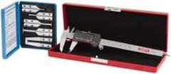 SPI - 6" OAL, Accurate up to 0.001", Caliper O-Ring Groove Gage - 5 Pieces - Apex Tool & Supply