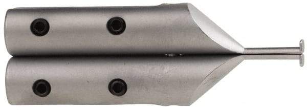 SPI - 0.4mm Wide Flange, Hard Chrome Steel Caliper Groovemaster - 1 Piece, 10mm Bore Depth, For Use with 6" Vernier, Dial & Digital Calipers - Apex Tool & Supply