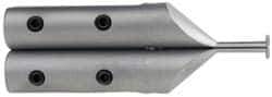 SPI - Accurate up to 0.001", 0.015" Wide Flange, 0.05" Groove Depth, Hard Chrome Steel Caliper Groovemaster - 1 Piece, 0.4" Bore Depth, For Use with 6" Vernier, Dial & Digital Calipers - Apex Tool & Supply