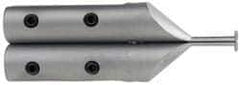 SPI - Accurate up to 0.001", 0.015" Wide Flange, 0.05" Groove Depth, Hard Chrome Steel Caliper Groovemaster - 1 Piece, 0.4" Bore Depth, For Use with 6" Vernier, Dial & Digital Calipers - Apex Tool & Supply