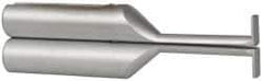 SPI - Accurate up to 0.001", 0.025" Wide Flange, 0.2" Groove Depth, Hard Chrome Steel Caliper Groovemaster - 1 Piece, 1" Bore Depth, For Use with 6" Vernier, Dial & Digital Calipers - Apex Tool & Supply