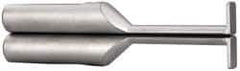 SPI - Accurate up to 0.001", 0.04" Wide Flange, 0.255" Groove Depth, Hard Chrome Steel Caliper Groovemaster - 1 Piece, 1-1/4" Bore Depth, For Use with 6" Vernier, Dial & Digital Calipers - Apex Tool & Supply