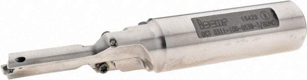 Iscar - 0.303 to 0.353" Diam, 1" Max Depth, 5/8" Shank Diam, 3.69" OAL, Replaceable Tip Drill - AOMT, IDI-SG, IDI-SK Insert, DCT Toolholder, Series ChamDrill - Apex Tool & Supply