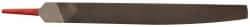 Simonds File - 10" Long, Smooth Cut, Knife American-Pattern File - Double Cut, Tang - Apex Tool & Supply