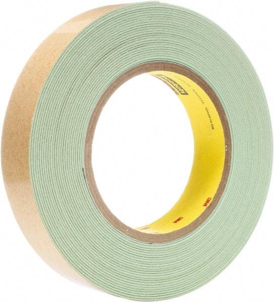 3M - 2" Wide x 10 Yd Long Green Rubber Masking Tape - Series 500 - Apex Tool & Supply