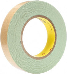 3M - 2" Wide x 10 Yd Long Green Rubber Masking Tape - Series 500 - Apex Tool & Supply