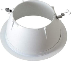 Cooper Lighting - 7-1/4 Inch Wide, Water Resistant, White Fixture Baffle Trim - Metal, UL/cUL Wet Location Listed - Apex Tool & Supply