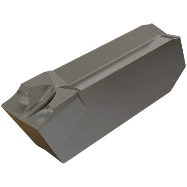 Iscar - 3J8GIM J Grade IC328, 3mm Cutting Width Carbide Grooving Insert - Left Hand, 0.22mm Corner Radius, TiN/TiCN Finish - Apex Tool & Supply