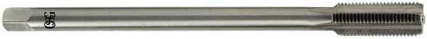 OSG - M10x1.25 Metric Fine 4 Flute H4 Bright Finish Solid Carbide Hand Extension Tap - Bottoming Chamfer, 5-29/32" OAL, Series 356 - Apex Tool & Supply