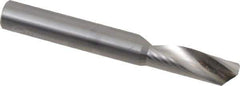 Onsrud - 3/8" Cutting Diam x 1-1/8" Length of Cut, 1 Flute, Upcut Spiral Router Bit - Uncoated, Right Hand Cut, Solid Carbide, 3" OAL x 3/8" Shank Diam, Single Edge, 22° Helix Angle - Apex Tool & Supply