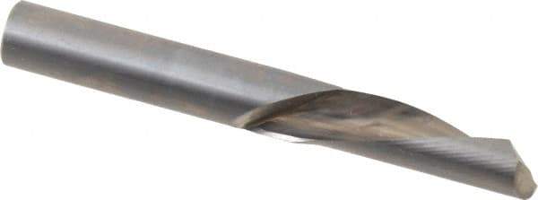Onsrud - 3/8" Cutting Diam x 1-1/8" Length of Cut, 1 Flute, Downcut Spiral Router Bit - Uncoated, Right Hand Cut, Solid Carbide, 3" OAL x 3/8" Shank Diam, Single Edge, 22° Helix Angle - Apex Tool & Supply