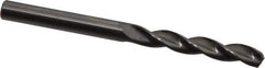 Kennametal - Letter E (1/4) 130° Solid Carbide Jobber Drill - Bright Finish, Right Hand Cut, Spiral Flute, Straight Shank, 3.23" OAL, Standard Point - Apex Tool & Supply