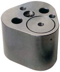 Dayton Lamina - 1-1/4" Shank Diam, 2-3/4" Base Length x 2.72" Base Width x 1-5/8" Base Height, 1/2-13 Thread, Alloy Steel Mold Punch Retainer - 1/4" Dowel Diam, 15/16" Length Between Dowel & Screw, 2" Thread Length, Ball Lock, Heavy Duty (HRT) Series - Apex Tool & Supply