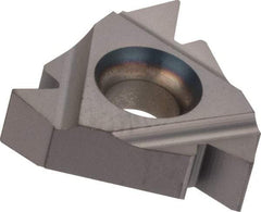 Kennametal - 16ER External Right Hand 8 NPT Laydown Threading Insert - Grade KC5025, TiAlN Coated Carbide, 9.53mm Inscribed Circle - Apex Tool & Supply