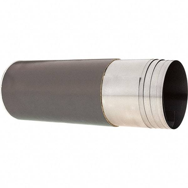 Made in USA - 2.50 m Long x 150 mm Wide x 0.1 mm Thick, Roll Shim Stock - Steel - Apex Tool & Supply