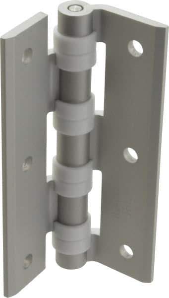 Sugatsune - 2-9/16" Long x 2-3/8" Wide x 9/64" Thick, Cabinet Hinge - Aluminum, Aluminum Finish - Apex Tool & Supply