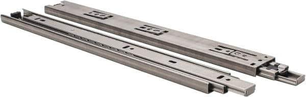Sugatsune - 13-25/32" Slide Length, 14" Travel Length, Stainless Steel Ball Bearing Slide - 84 Lb Capacity at Full Extension - Apex Tool & Supply